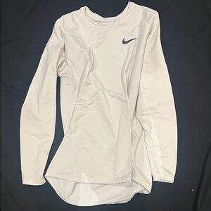 Nike Men's White Long Sleeve Tee